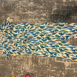 Colorful Leaf Print 2 piece Outfit